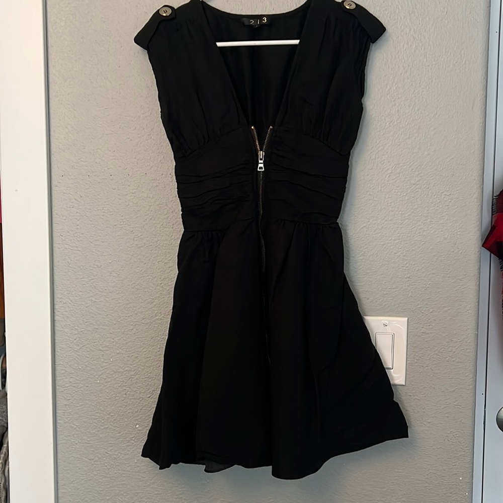 Black zip up 213 Dress